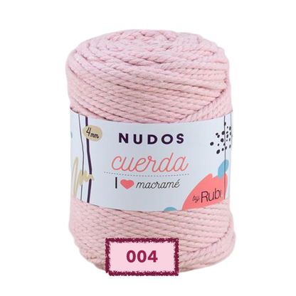 OVILLO RUBI NUDOS CUERDA PARA TEJER Y MACRAME