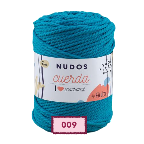 OVILLO RUBI NUDOS CUERDA PARA TEJER Y MACRAME