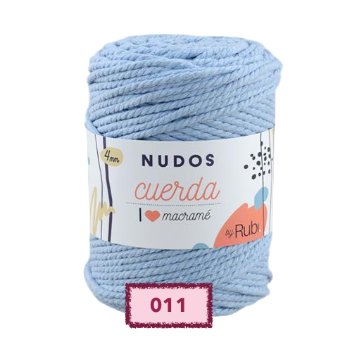 OVILLO RUBI NUDOS CUERDA PARA TEJER Y MACRAME