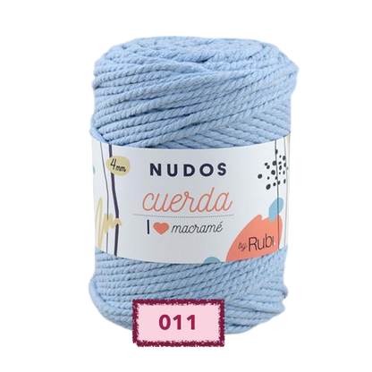 OVILLO RUBI NUDOS CUERDA PARA TEJER Y MACRAME