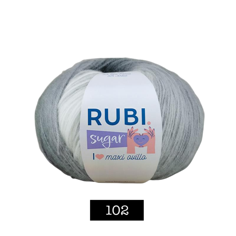 OVILLO RUBI SUGAR CON LANA MERINO 102