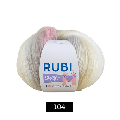 OVILLO RUBI SUGAR CON LANA MERINO 104