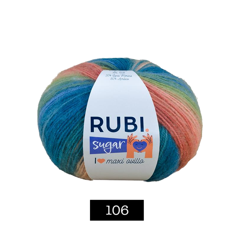 OVILLO RUBI SUGAR CON LANA MERINO 106