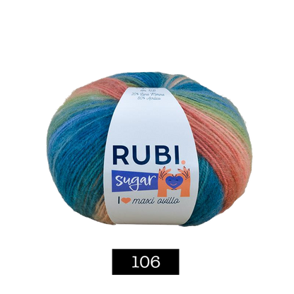 OVILLO RUBI SUGAR CON LANA MERINO 106